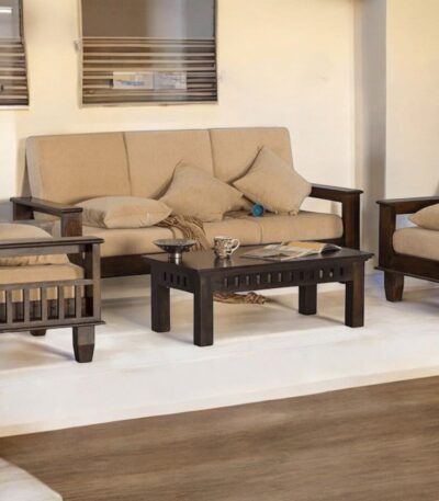 Solid Wood Crossia Sofa Set
