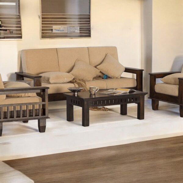 Solid Wood Crossia Sofa Set